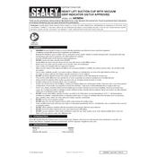 Sealey AK9894 Suction Cup manual cover