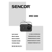 Sencor SRD 3200 W Radio manual cover