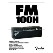 Fender FM 100H 2317000900 120V 60Hz US DS Amplifier manual cover