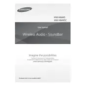 Samsung HW-HM45C Soundbar manual cover