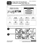 Toro Power Clear 721 QZE 38744 Snow Thrower