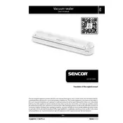 Sencor SVS 0910WH Vacuum Sealer manual cover