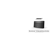 Bose SoundLink Wireless Music System manual cover