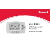 Honeywell RTH6500WF Wi-Fi Series Thermostat manual cover