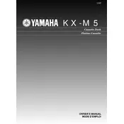 Yamaha KX-M5 Cassette Deck manual cover