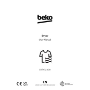 Beko B3T4923DW manual cover