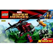 LEGO X-Men 6866-1 Construction Set manual cover