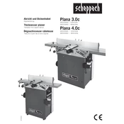 Scheppach Plana 3.0c 1902203902 Planing Machine manual cover