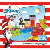 Mega Bloks Mattel Dr Seuss Over the River Thingamajigger FNJ74 Construction Set manual cover