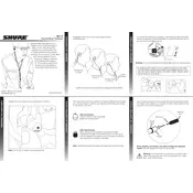 Shure SE110 Earphones manual cover