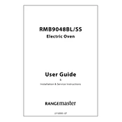 Rangemaster RMB9048BL SS manual cover