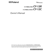 Roland CY-12C manual cover