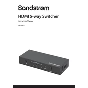 Sandstrom SHDSW18 manual cover