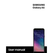 Samsung Galaxy A6 MetroPCS SM-A600TZKATMK Phone manual cover