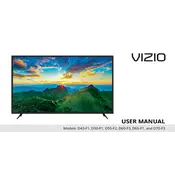 Vizio D43-F1 TV manual cover