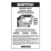 Bostitch BTFP71875 Stapler manual cover