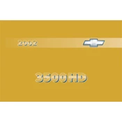 Chevrolet Silverado 3500HD 2002 manual cover