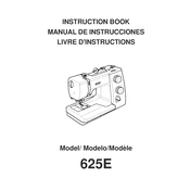 Janome 625E Sewist manual cover