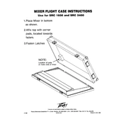 Peavey Mixer Flight Case SRC 1600 Mixer manual cover