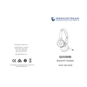 Grandstream GUV3050 Headset manual cover