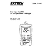 Flir Extech DL160 Datalogger manual cover