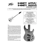 Peavey B-Ninety Active Guitar manual cover