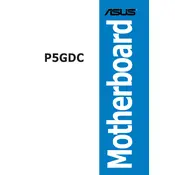 ASUS P5GDC Deluxe Motherboard manual cover