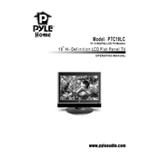 Pyle PTC19LC TV manual cover