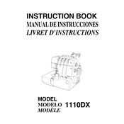 Janome 1110DX manual cover