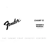 Fender Champ 12 Amplifier manual cover