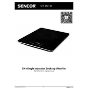 Sencor SCP 3701BK Cooktop manual cover