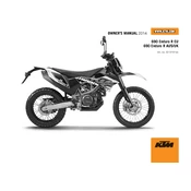 KTM Enduro 690 R AUS 2014 Motorcycle manual cover