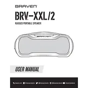 Braven BRV-XXL Speaker manual cover