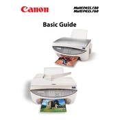 Canon MultiPASS F60 manual cover