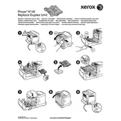 Xerox Phaser 6140 Replace Duplex Unit Printer manual cover