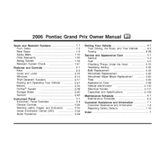 Pontiac Grand Prix 2006 manual cover