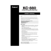 Roland KC-880 manual cover