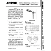 Shure SM59 Microphone manual cover