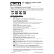 Sealey CP14VLD Drill manual cover