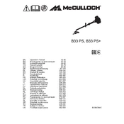 McCulloch B33 PS manual cover