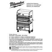 Milwaukee 48-22-8547 Cabinet manual cover