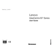 Lenovo IdeaCentre AIO B750 Computer manual cover