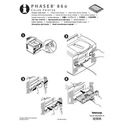 Xerox Tektronix Phaser 860 Internal Hard Drive Printer manual cover