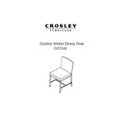 Crosley CO7242 Chair manual cover