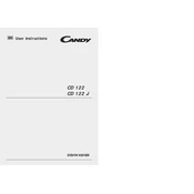 Candy CD 122 J-80 manual cover