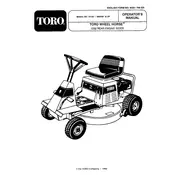 Toro Wheel Horse 70140 Mower manual cover