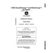 John Deere ExactEmerge 1725C Planter manual cover