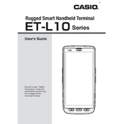 Casio ET-L10 Terminal manual cover