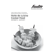 Sauter SHD780XF1 Hood manual cover