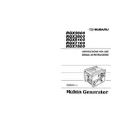 Subaru RGX3000 Generator